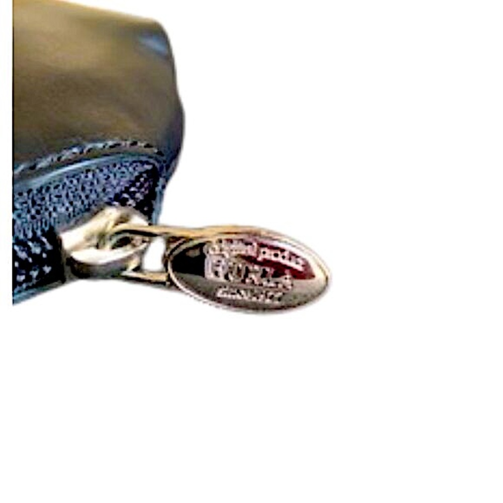 Mini Furla Black Leather Coin Cosmetic Pouch Unused - Picture 5 of 6